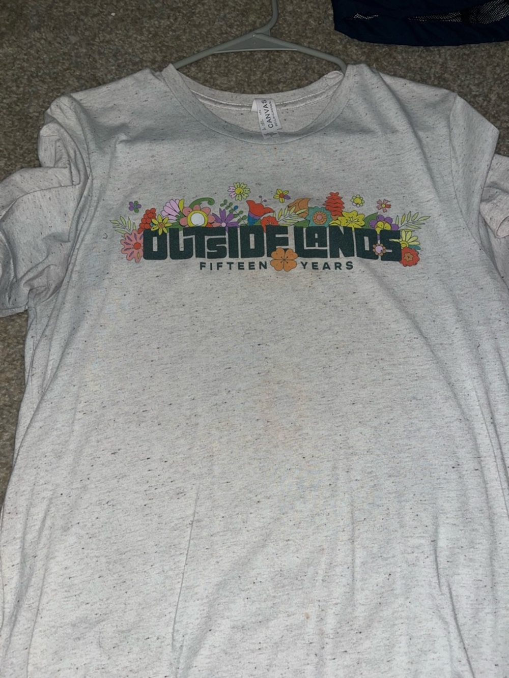 Gildan Light Heather Kids Outside Lands Floral Graphic Tee